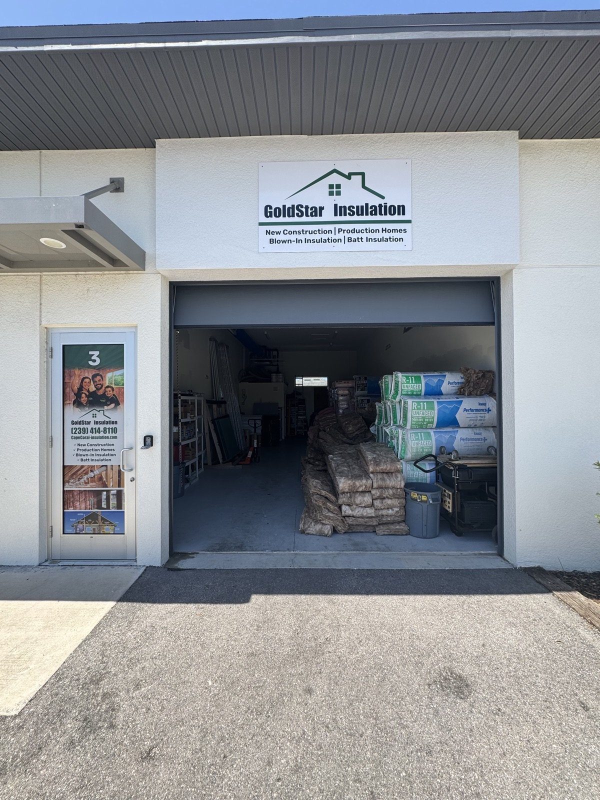 Gold Star Insulation shop in Cape Coral, Florida